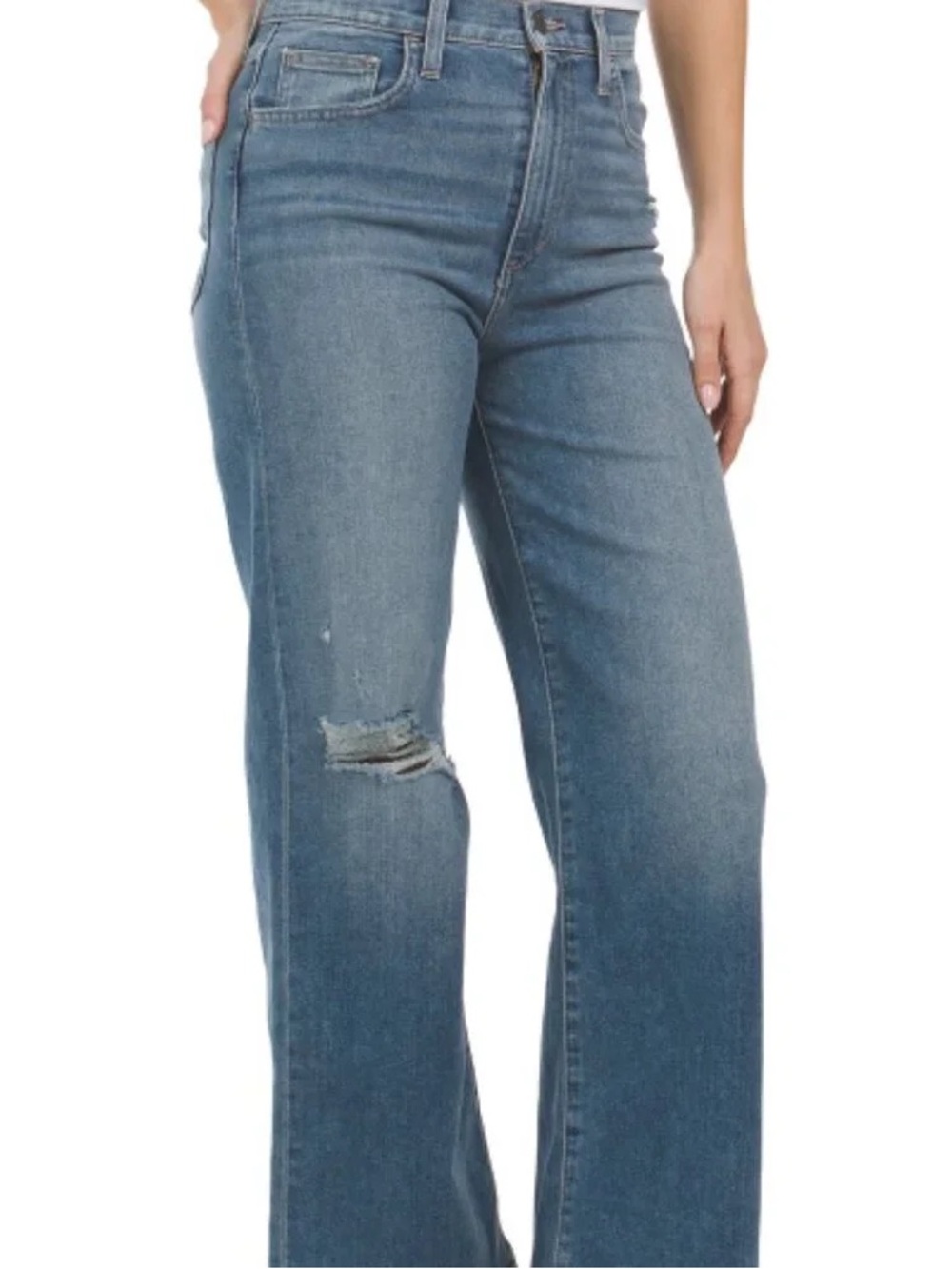 Joe's Jeans High-Rise Wide-Leg Cropped Jeans